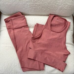 Outdoor Voices Workout Set - Dusty Pink